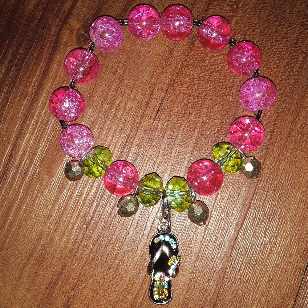3/$10 😎 6/$15 Charm Glass Beaded Bracelet